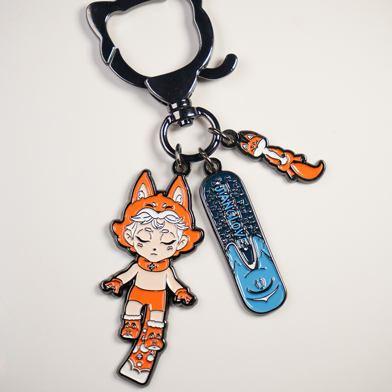 Customizable Logo Keychain – Engraved & Enamel Keyring for Business & Events
