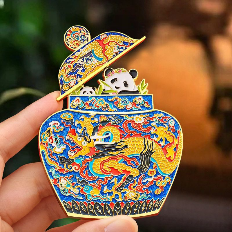 Metal Cultural and Creative Refrigerator Magnet Museum Souvenir Gift