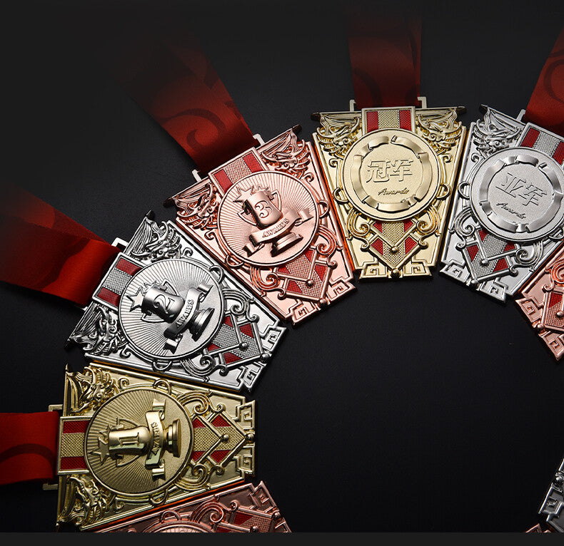 Custom Metal Medals | Personalized Award Medallion with Logo | Sports, Events, Trophies, Marathon, Military